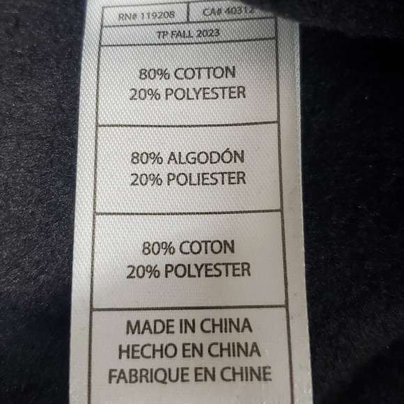 Mitchell & Ness Clemson Tigers Fleece Hoodie Mens 2XL Black NCAA Football  New - Picture 11 of 14